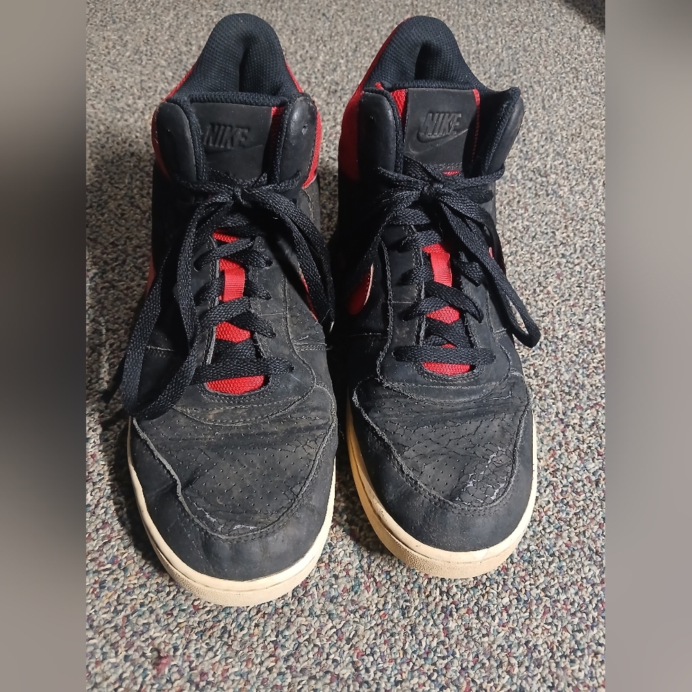 Nike Red and Black Sneakers